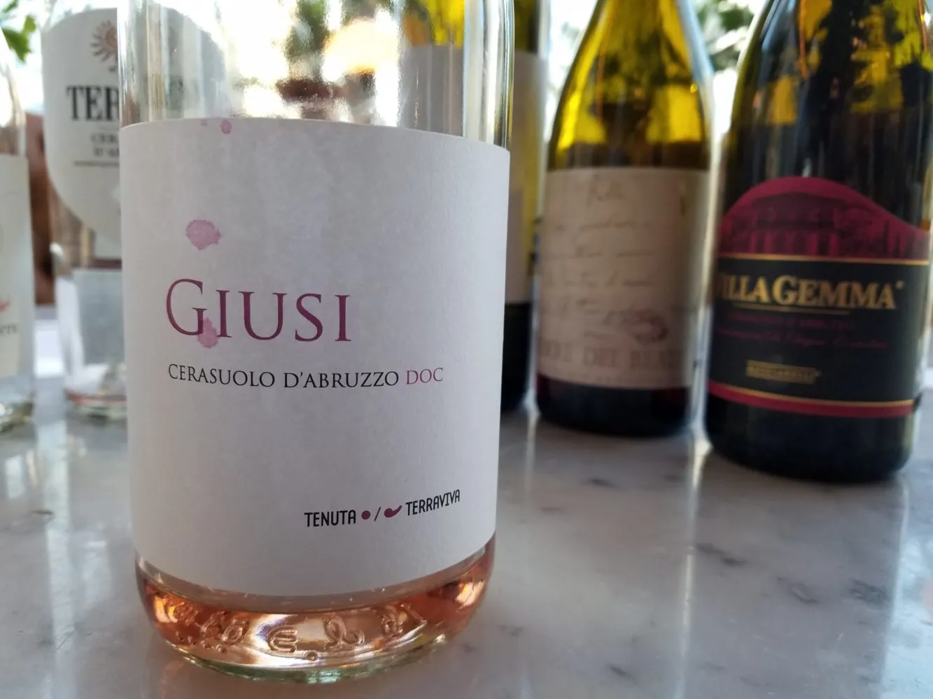 Giusi Cerasuolo d'Abruzzo DOC 2018 Tenuta, Terravivia Italy, Slow Wine New York Winetasting, Wine Casual