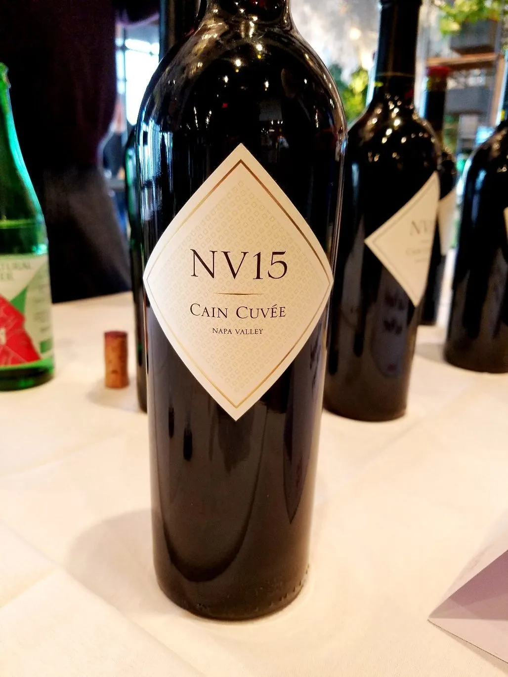 Cain Vineyard & Winery NV15 Cain Cuvée Napa Valley, Slow Wine New York Winetasting, Wine Casual