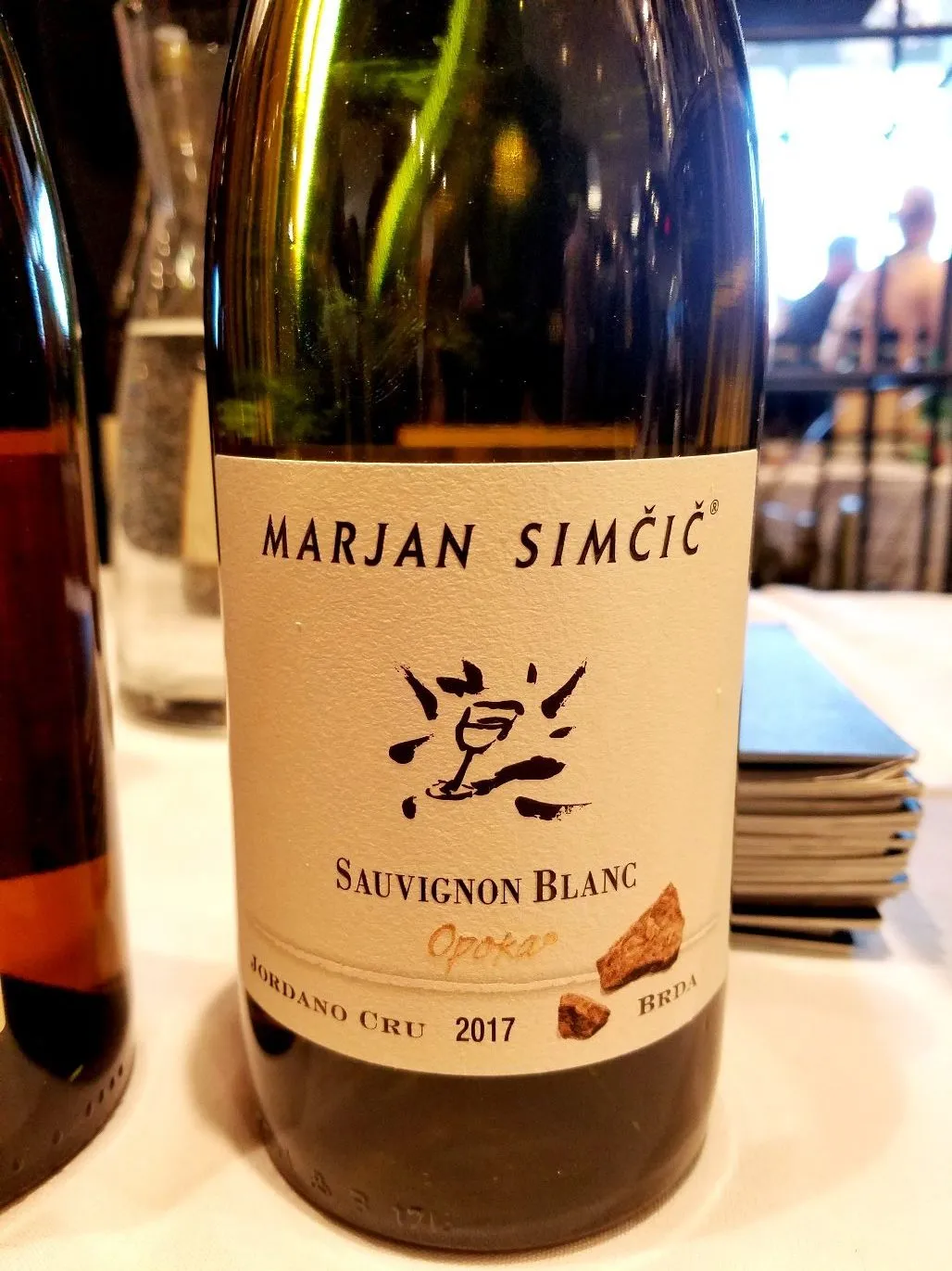 Marjan Simcic Brda Sauvignon Blanc Opoka Jordano Cru 2017 Slovenia, Slow Wine New York Winetasting, Wine Casual