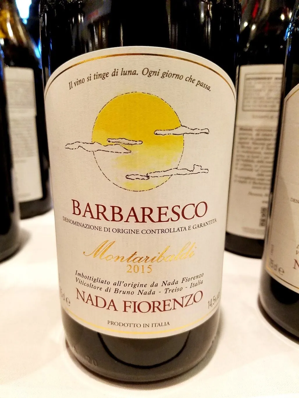 Fiorenzo Nada Barbaresco Montaribaldi 2015 Piedmont Italy, Slow Wine New York Winetasting, Wine Casual