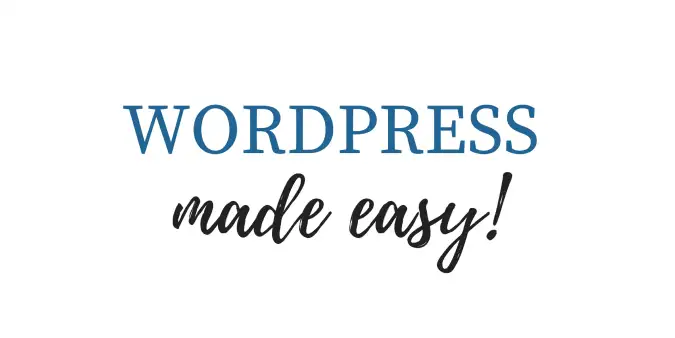 wordpress made easy