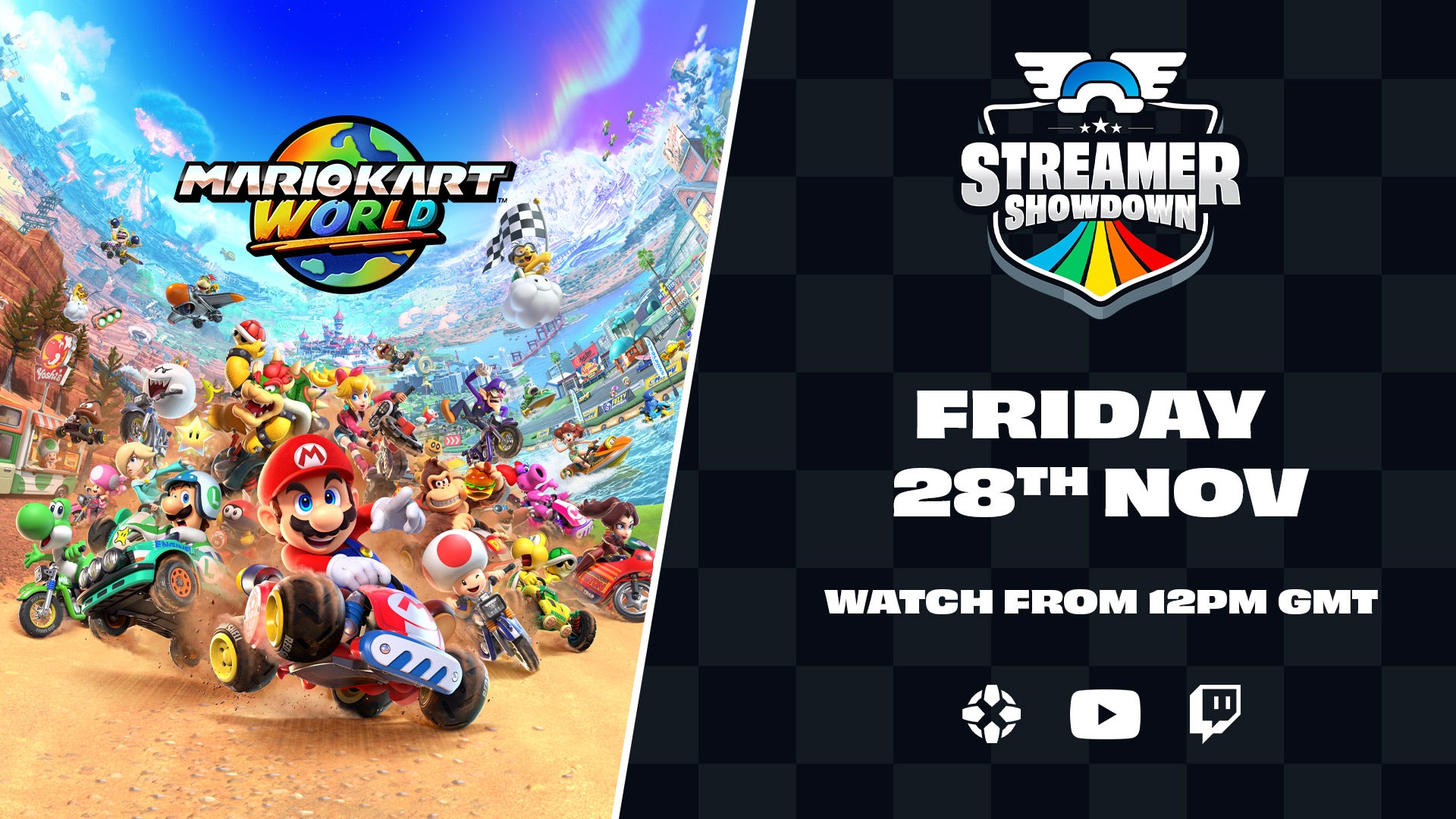 Mario Kart World: Knockout Tour Streamer Showdown – how to watch